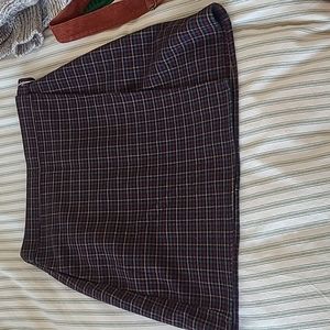 Hollister plaid skirt